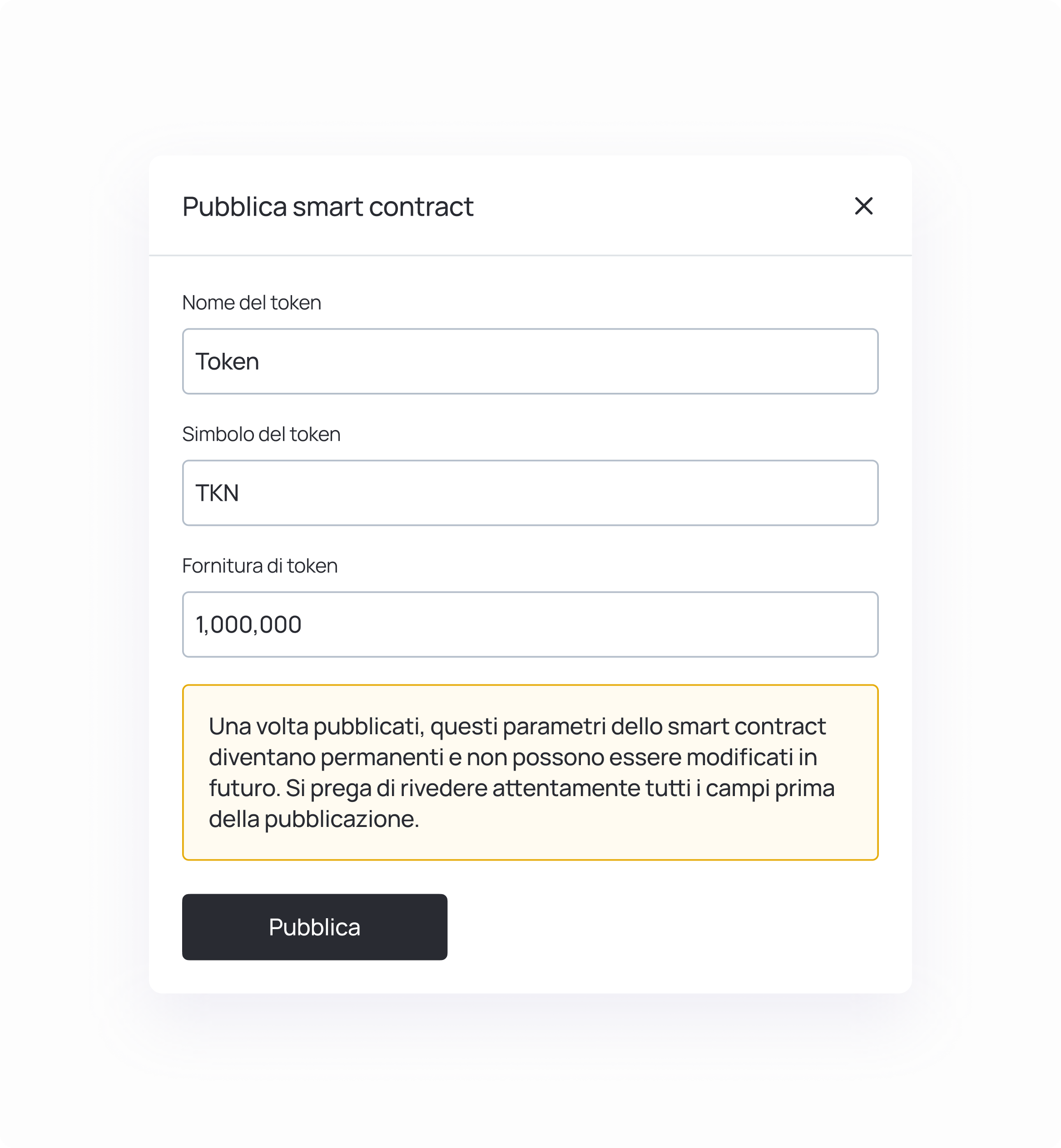 Blockchain-based smart contract generator for real estate tokens