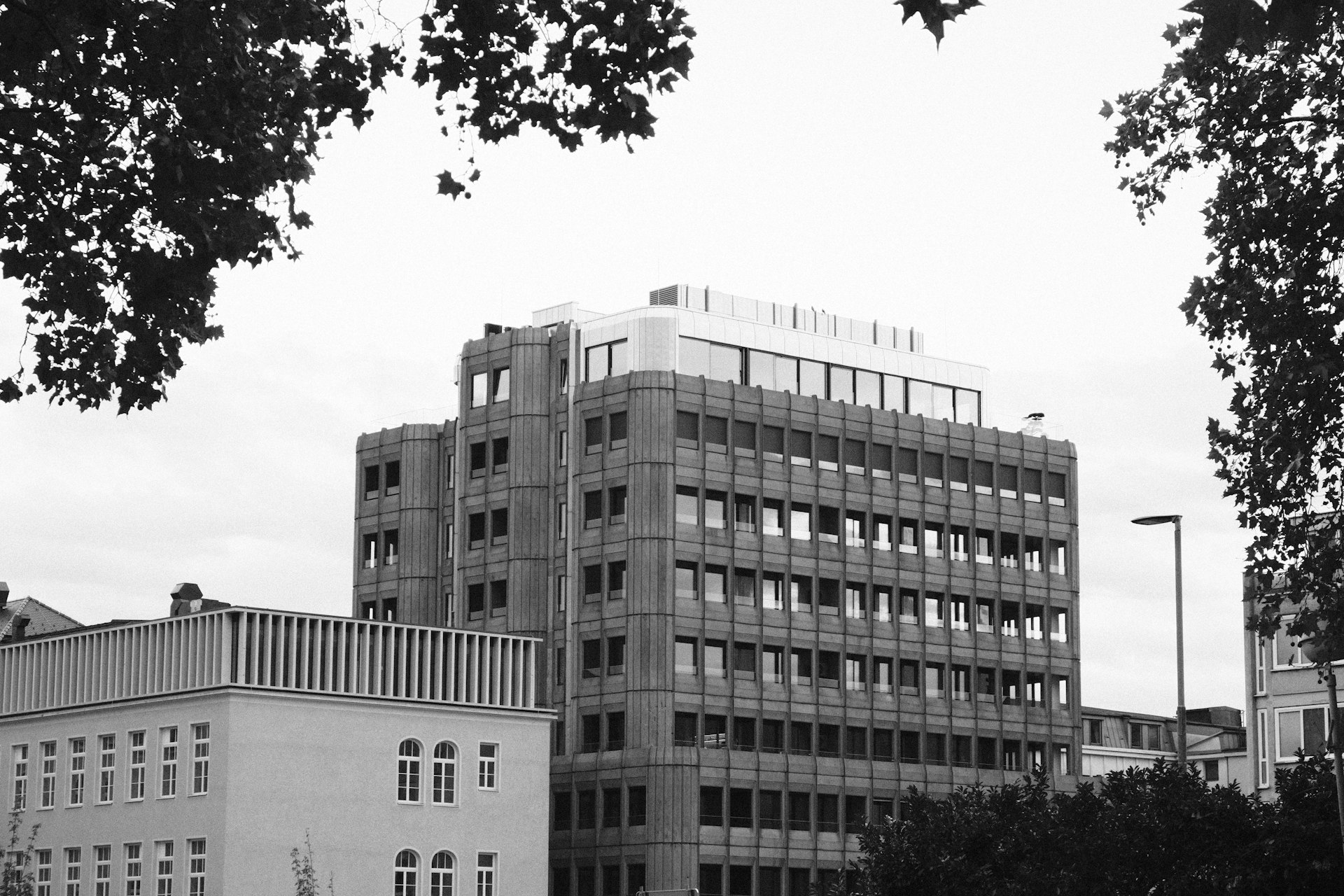 Bright modern office building exterior