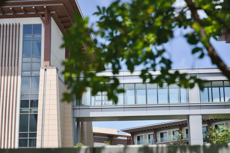 Bright modern office building exterior