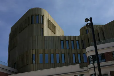 Bright modern office building exterior