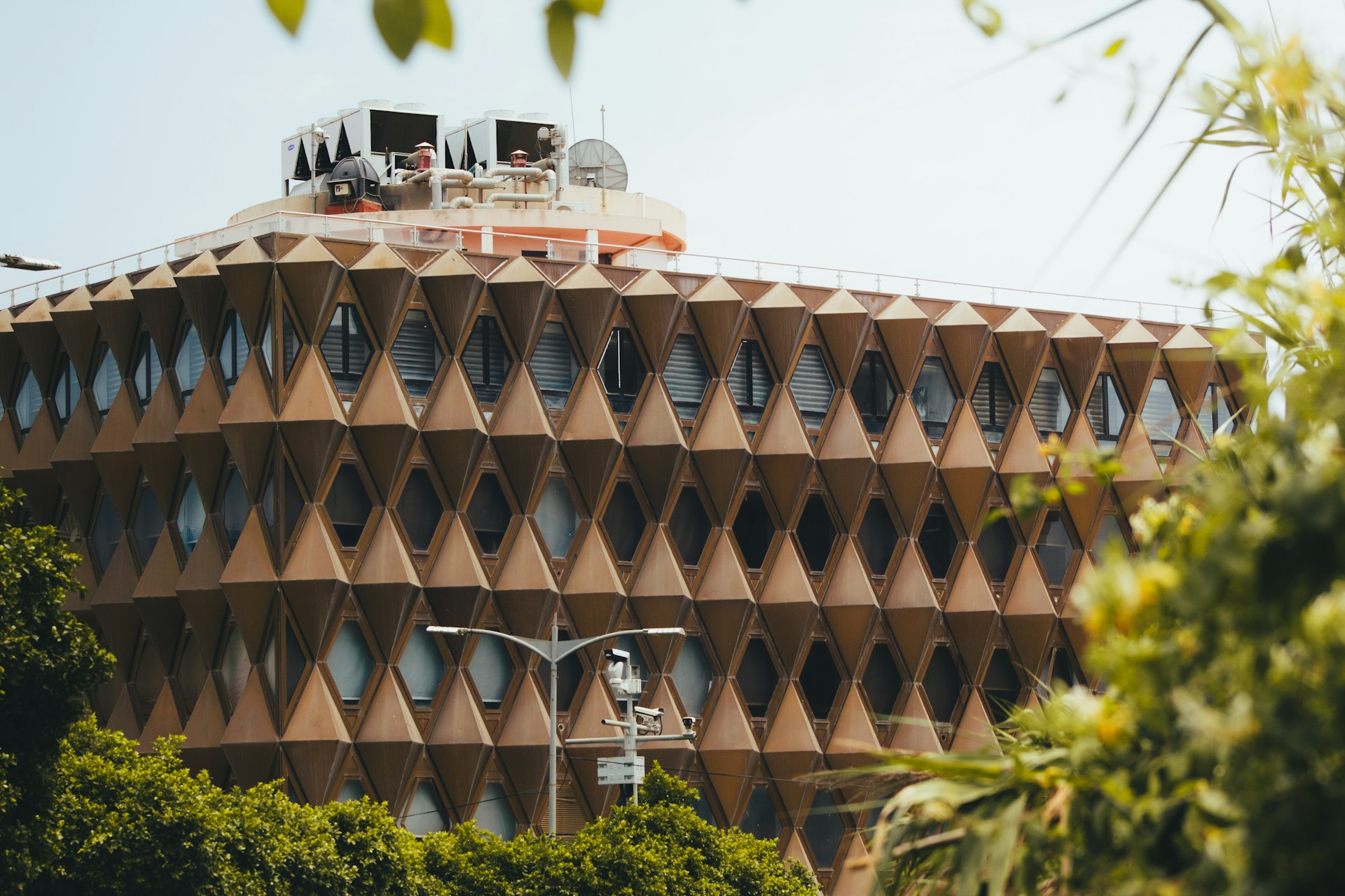 Bright modern office building exterior