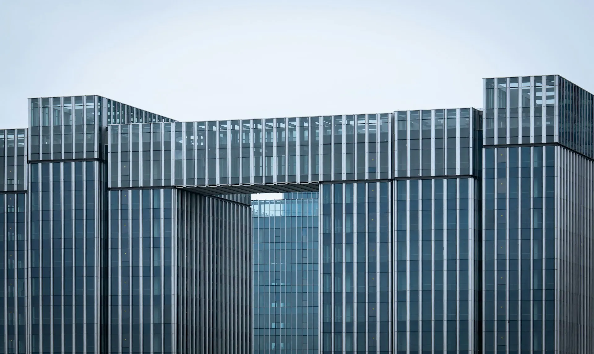 Bright modern office building exterior