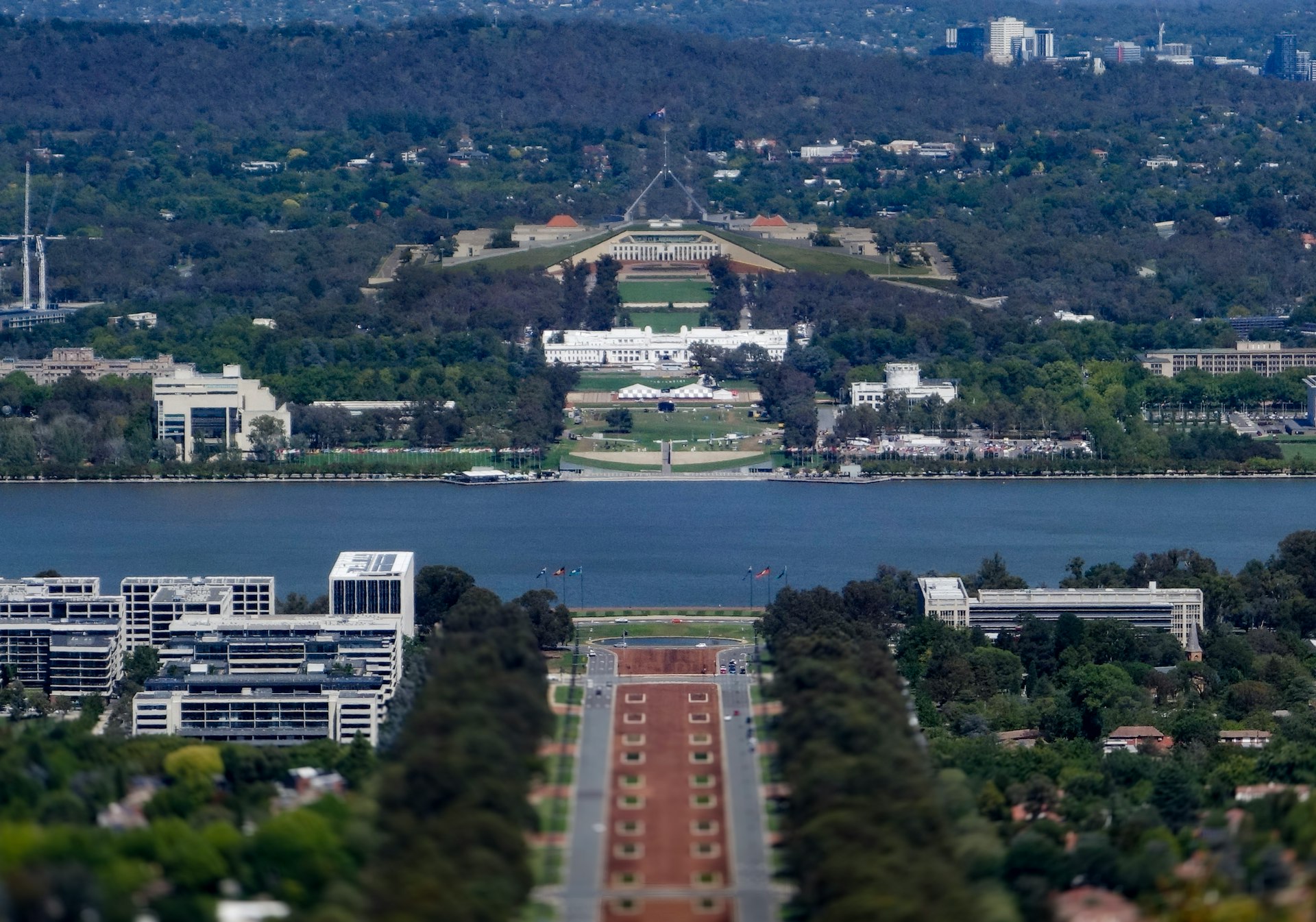 Australian Parliament House in Canberra, representing regulatory frameworks.