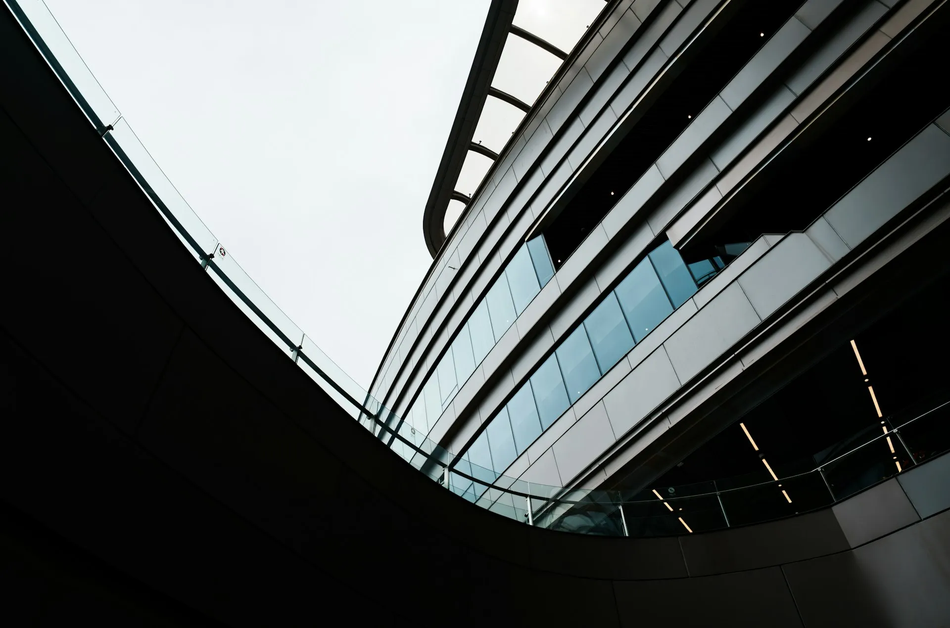 Bright modern office building exterior