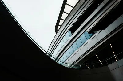 Bright modern office building exterior