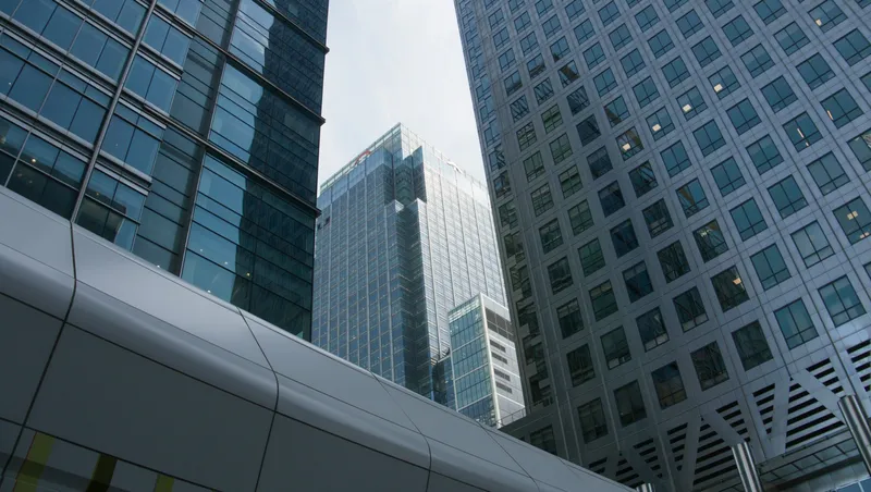 Modern office building in daylight