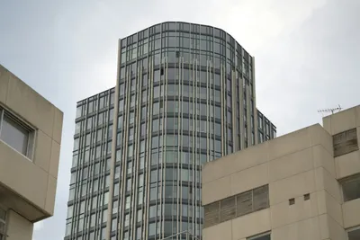 Bright modern office building exterior