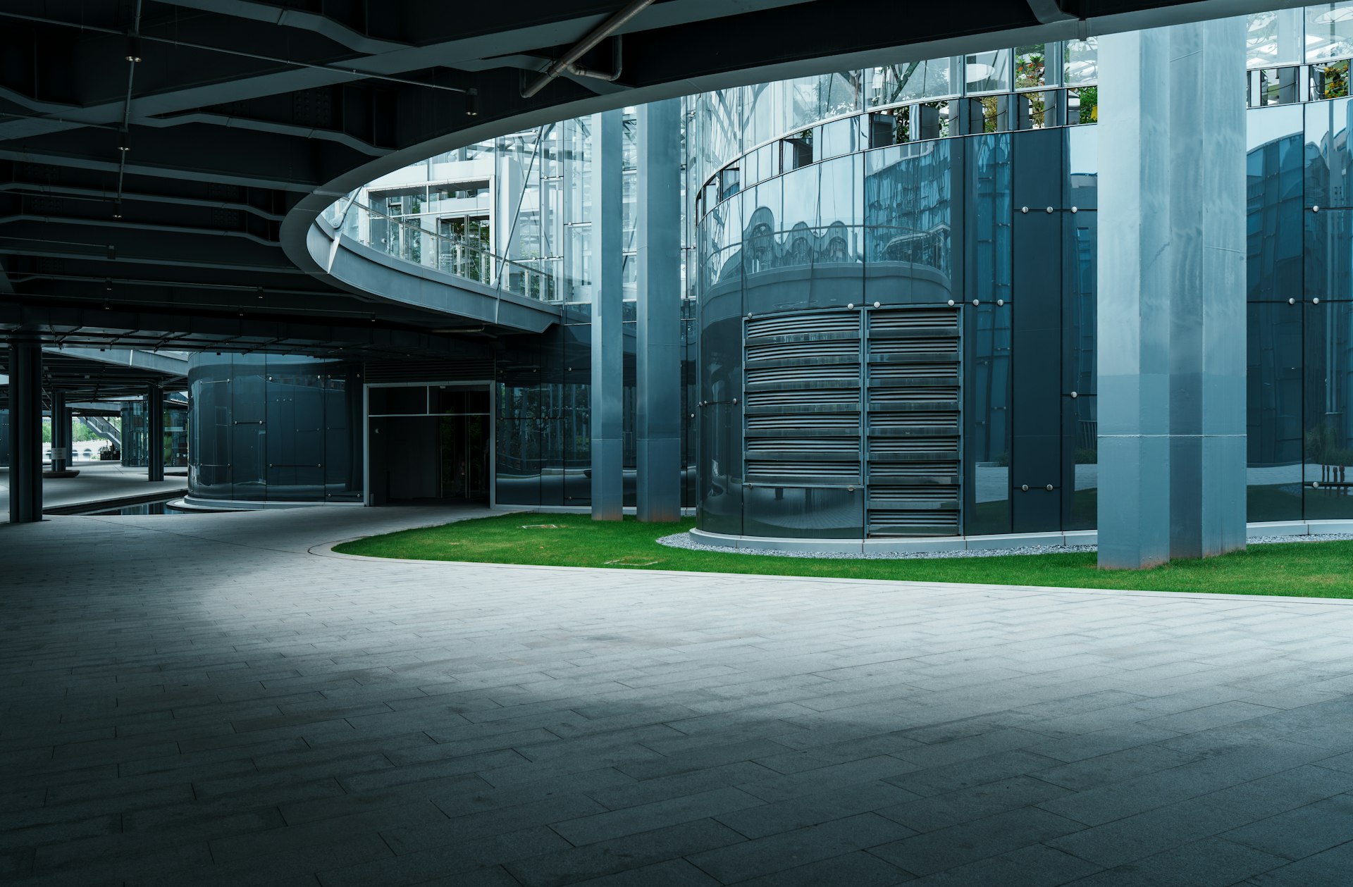 Exterior of a corporate office building, symbolizing a single-asset SPV.
