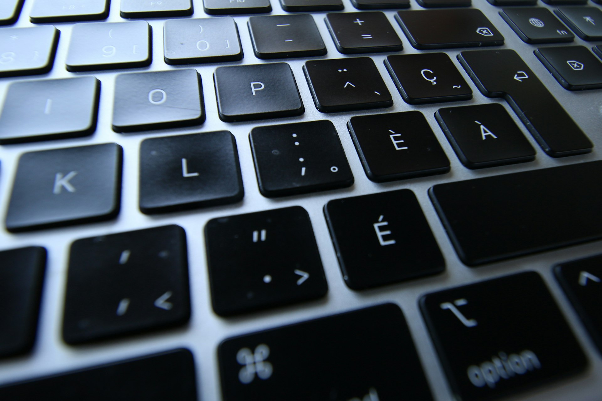 Hands typing on a laptop keyboard, representing digital processes.