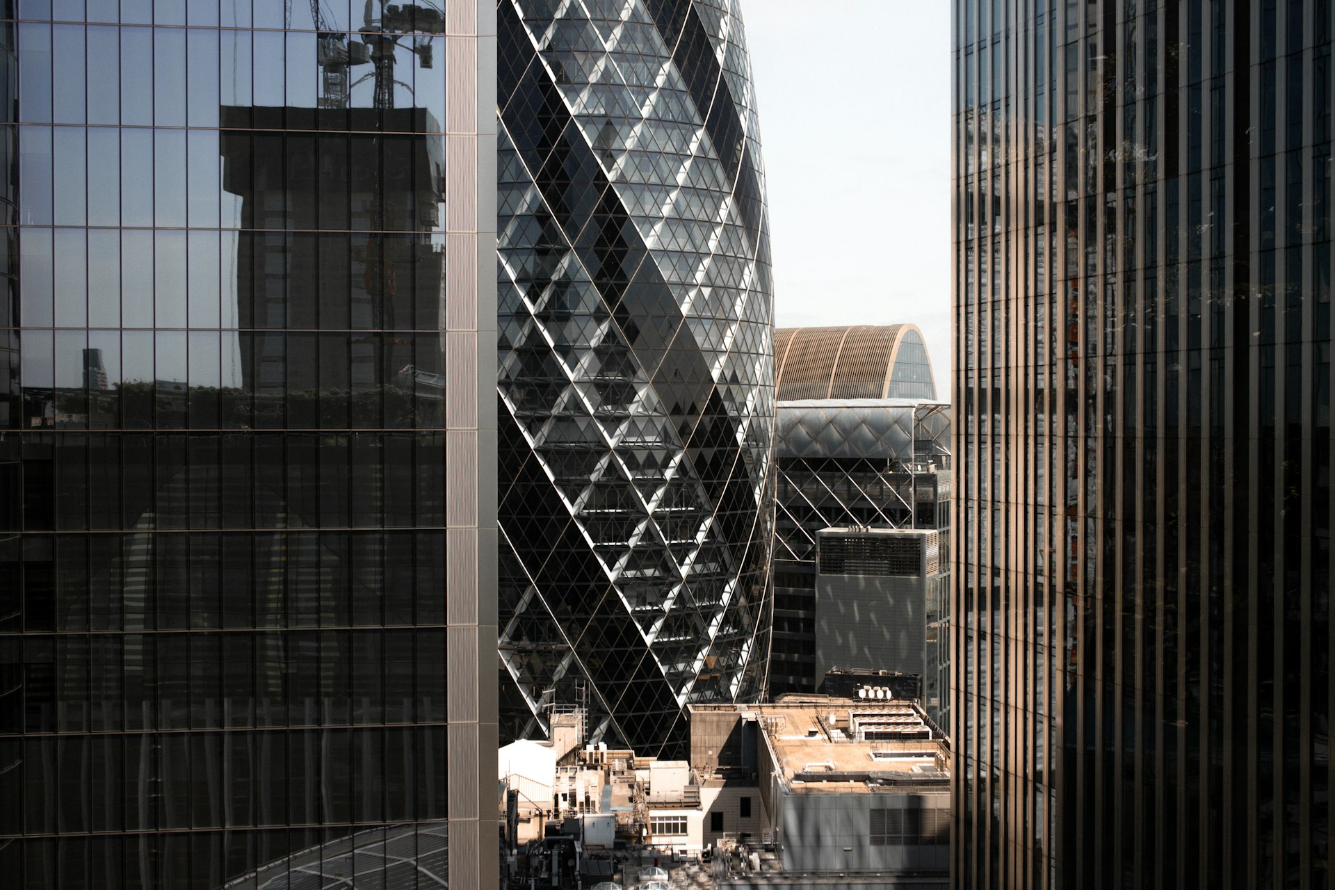Bright modern office building exterior